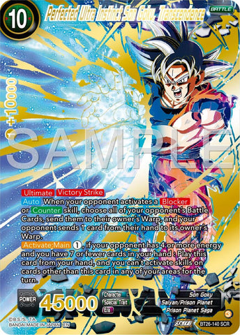 Perfected Ultra Instinct Son Goku, Transcendence (BT26-140) [Ultimate Advent] 