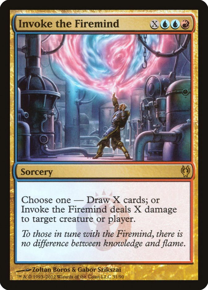 Invoke the Firemind [Duel Decks: Izzet vs. Golgari] 