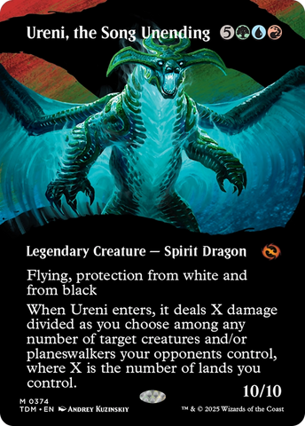 Ureni, the Song Unending (Borderless) [Tarkir: Dragonstorm] 