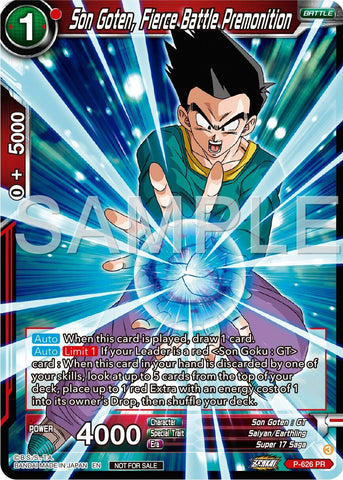 Son Goten, Fierce Battle Premonition (Zenkai Series Tournament Pack Vol.9) (P-626) [Promotion Cards] 