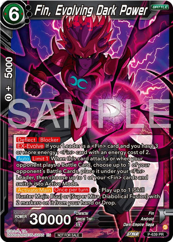 End, Evolving Dark Power (Zenkai Series Tournament Pack Vol.9) (P-639) [Promotion Cards] 