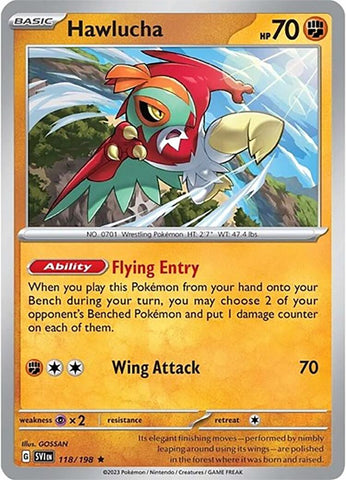 Hawlucha (118/198) (Theme Deck Exclusive) [Scarlet &amp; Violet: Base Set] 