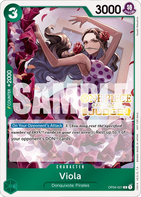 Viola (Judge Pack Vol. 4) [One Piece Promotion Cards] 