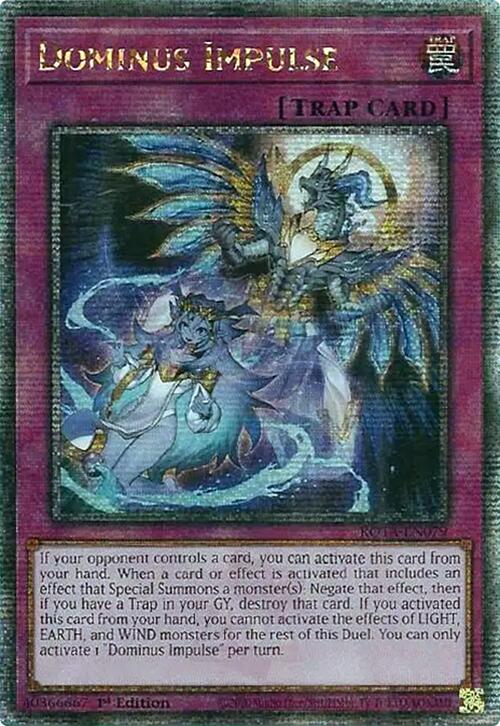 Dominus Impulse (Quarter Century Secret Rare) [ROTA-EN079] Quarter Century Secret Rare 