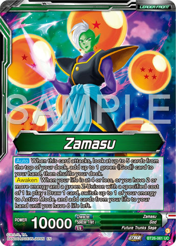 Zamasu // Fused Zamasu, Insanity From Justice (BT26-061) [Ultimate Advent Prerelease Promos] 