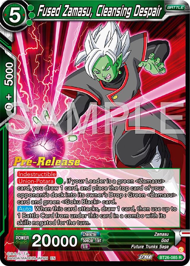 Fused Zamasu, Cleansing Despair (BT26-085) [Ultimate Advent Prerelease Promos]