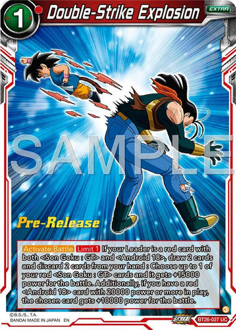 Double-Strike Explosion (BT26-027) [Ultimate Advent Prerelease Promos] 