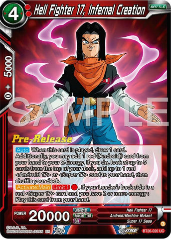 Hell Fighter 17, Infernal Creation (BT26-020) [Ultimate Advent Prerelease Promos] 