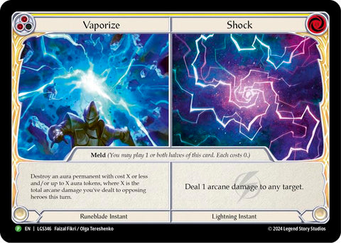 Vaporize // Shock - LGS346 [LGS346] (Promo) Cold Foil 