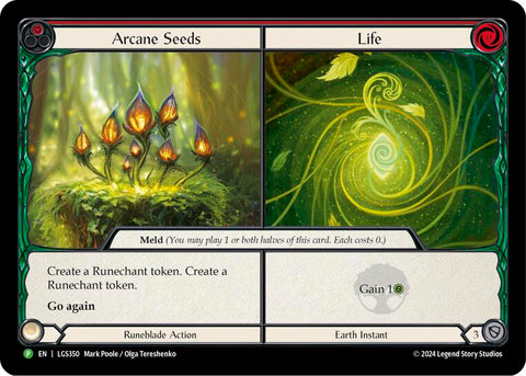 Arcane Seeds // Life - LGS350 [LGS350] (Promo) Cold Foil 