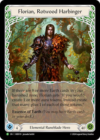 Florian, Rotwood Harbinger - HER119 [HER119] (Promo) Rainbow Foil 