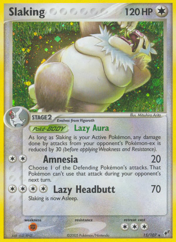 Slaking (15/107) [EX: Deoxys] 