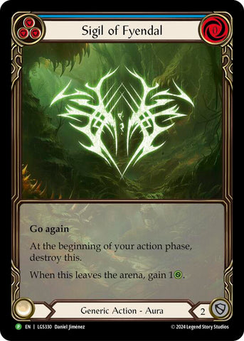 Sigil of Fyendal (Extended Art) - LGS330 [LGS330] (Promo) Rainbow Foil 