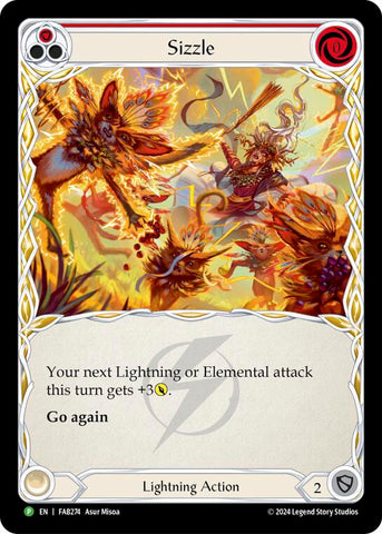 Sizzle (Red) - FAB274 [FAB274] (Promo) Rainbow Foil 