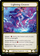 Lightning Greaves (Golden) - FAB251 [FAB251] (Promo) Cold Foil 