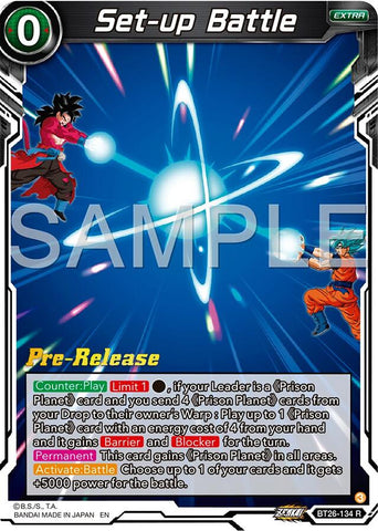Set-up Battle (BT26-134) [Ultimate Advent Prerelease Promos] 