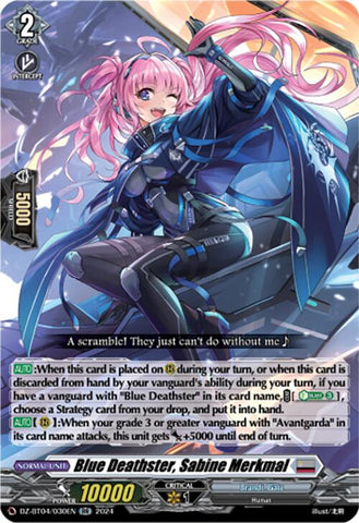 Blue Deathster, Sabine Merkmal (DZ-BT04/030EN) [DZ-BT04: Destined Showdown] 