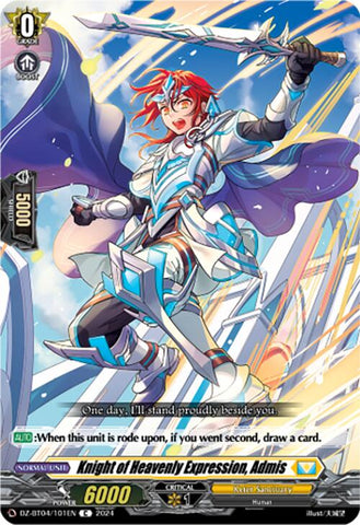 Knight of Heavenly Expression, Admitted (DZ-BT04/101EN) [DZ-BT04: Destined Showdown] 