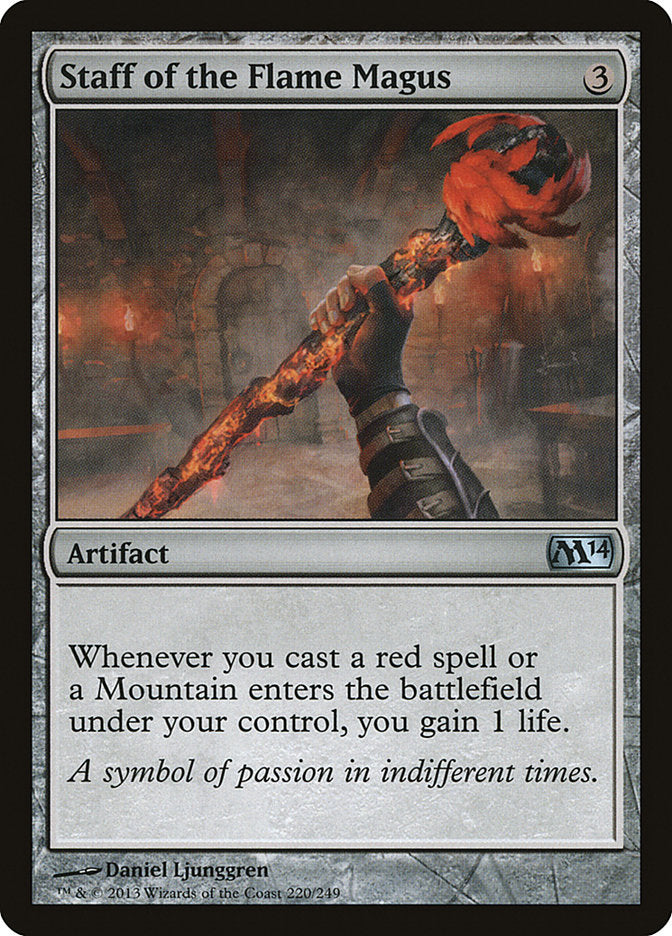 Staff of the Flame Magus [Magic 2014] 