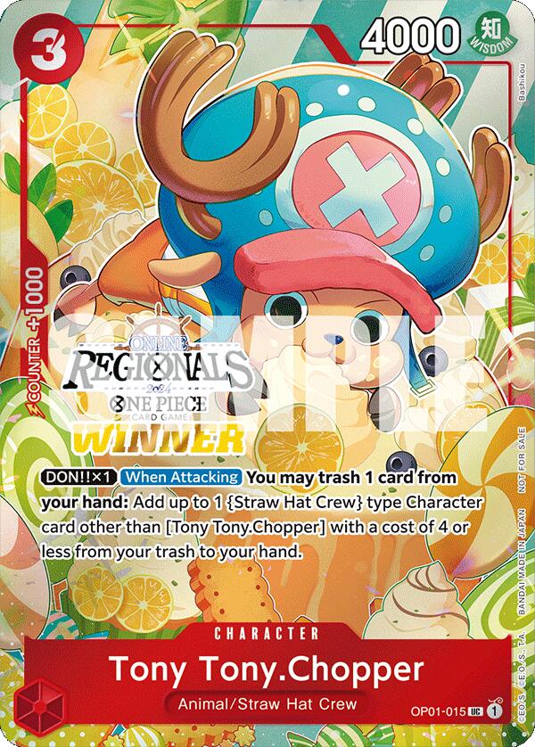 Tony Tony.Chopper (Online Regional 2024 Vol. 3) [Winner] [One Piece Promotion Cards] 