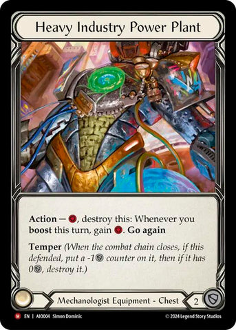 Heavy Industry Power Plant [AIO004] (Armory Deck: Dash) Rainbow Foil 