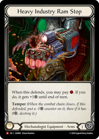 Heavy Industry Ram Stop [AIO005] (Armory Deck: Dash) Rainbow Foil 