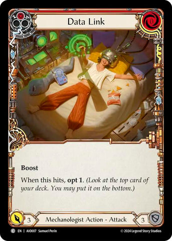 Data Link (Red) [AIO007] (Armory Deck: Dash) 