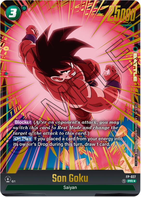 Son Goku (FP-027) (Gold) [Fusion World Promotion Cards]