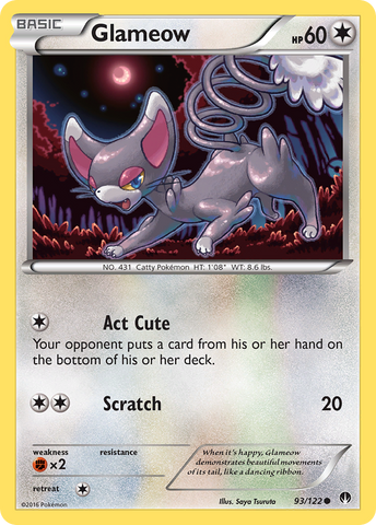 Glameow (93/122) [XY:BREAKpoint] 