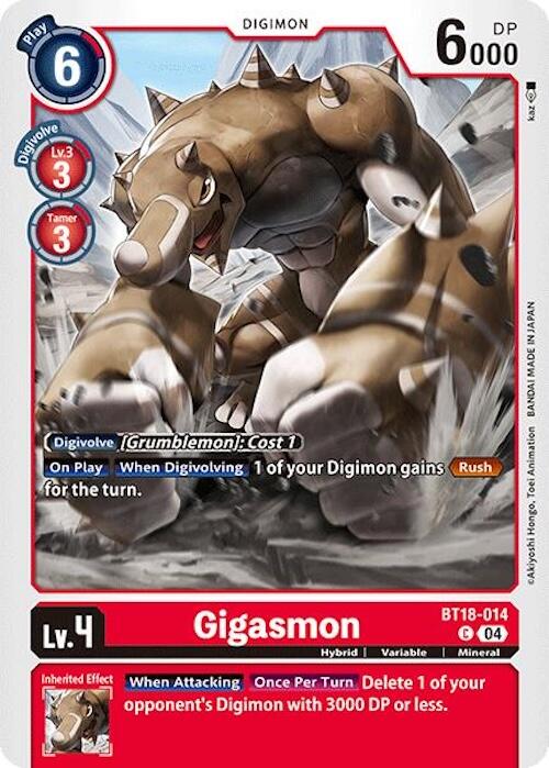 Gigasmon [BT18-014] [Release Special Booster 2.0]