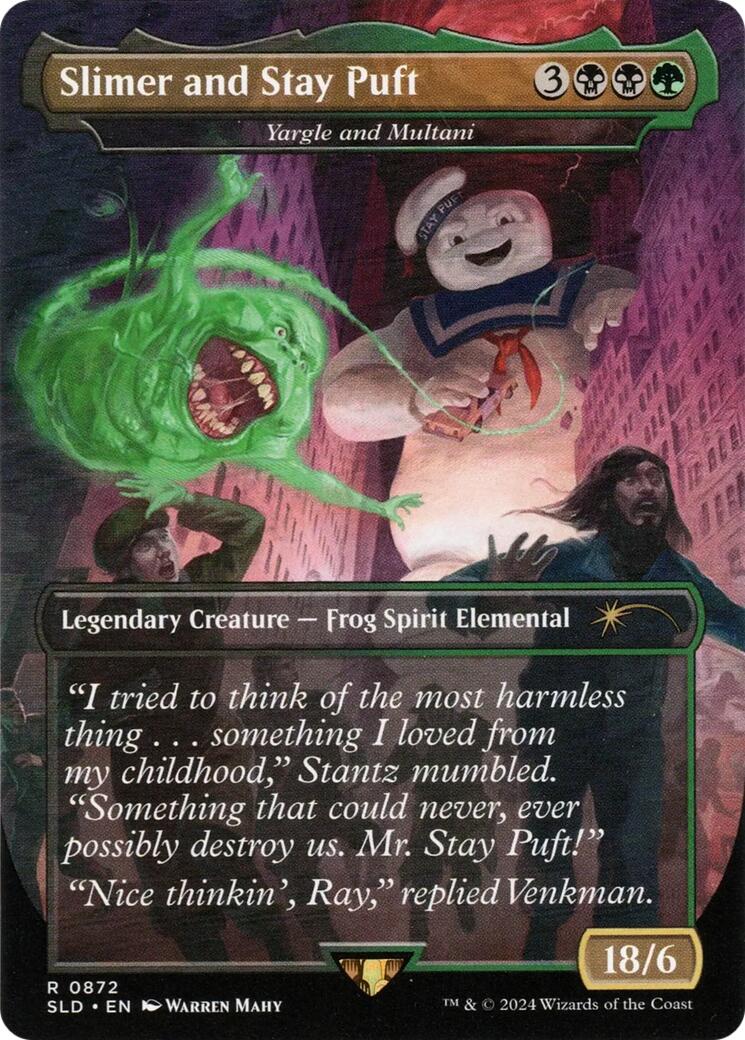 Slimer and Stay Puft - Yargle and Multani [Secret Lair Drop Series] 