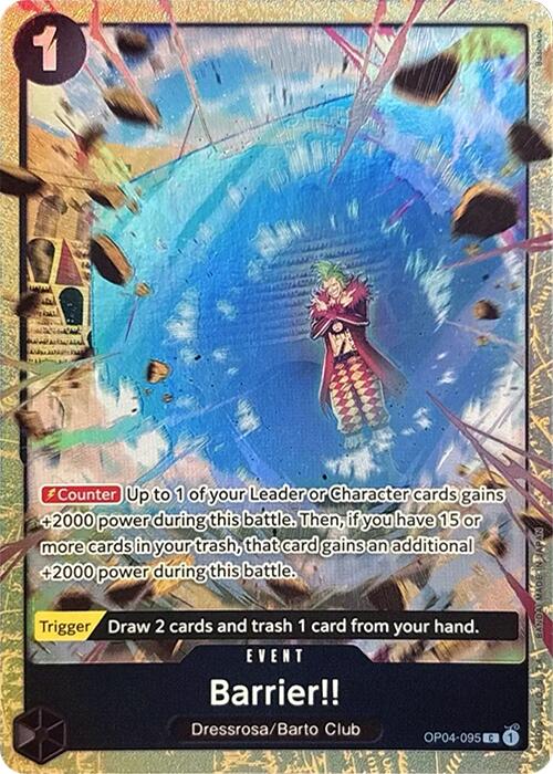 Barrier!! (Premium Card Collection -Best Selection Vol. 2-) [One Piece Promotion Cards]