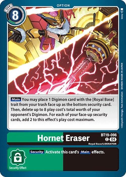 Hornet Eraser [BT19-096] [Release Special Booster 2.0]