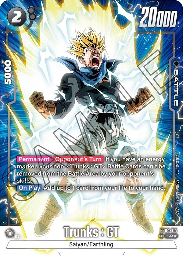 Trunks : GT-(FB04-114) (Alternate Art) [Ultra Limit]