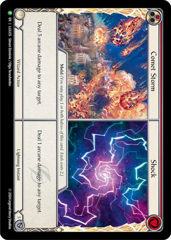 Comet Storm // Shock [LGS335] (Promo) Cold Foil 