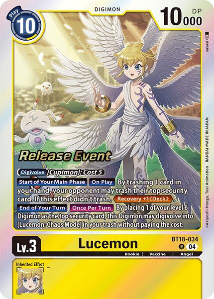 Lucemon [BT18-034] [Release Special Booster 2.0 Pre-Release Cards]