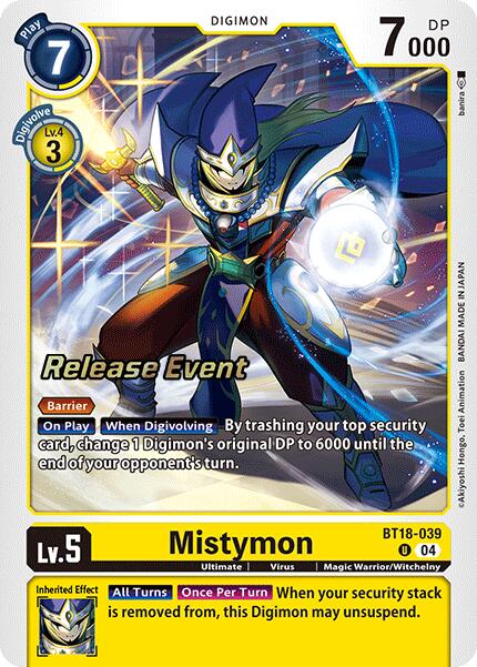 Mistymon [BT18-039] [Release Special Booster 2.0 Pre-Release Cards]