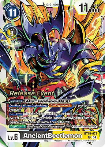 AncientBeetlemon [BT18-072] [Release Special Booster 2.0 Pre-Release Cards] 