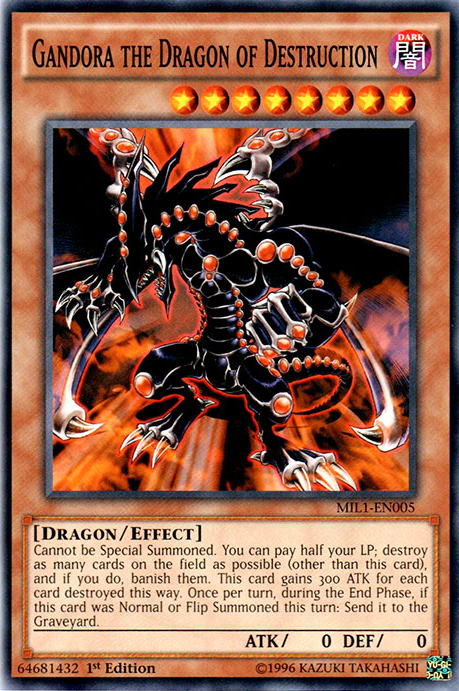 Gandora the Dragon of Destruction [MIL1-EN005] Common 