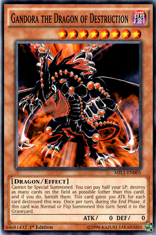Gandora the Dragon of Destruction [MIL1-EN005] Common 