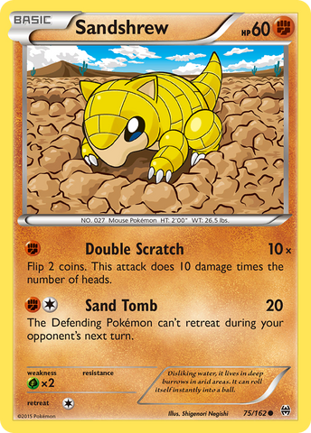 Sandshrew (75/162) [XY: BREAKthrough] 