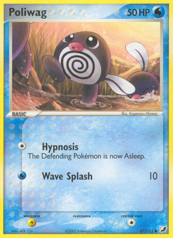 Poliwag (67/115) [EX: Unseen Forces] 