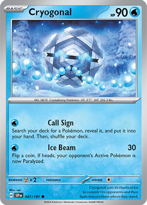 Cryogonal (047/191) [Scarlet &amp; Violet: Surging Sparks] 