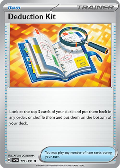 Deduction Kit (171/191) [Scarlet &amp; Violet: Surging Sparks] 