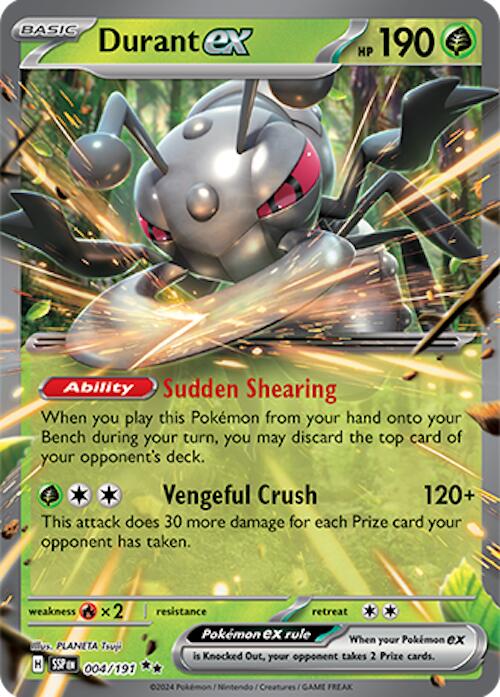 Durant ex (004/191) [Scarlet &amp; Violet: Surging Sparks] 