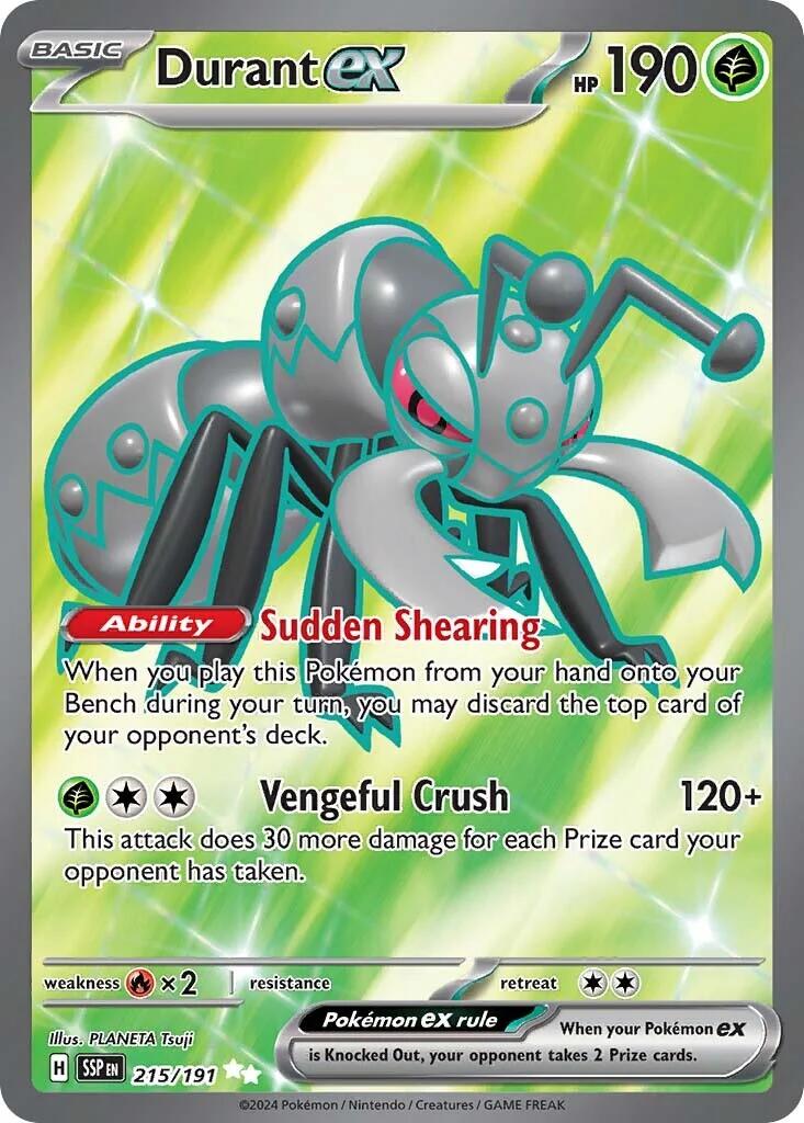 Durant ex (215/191) [Scarlet &amp; Violet: Surging Sparks] 