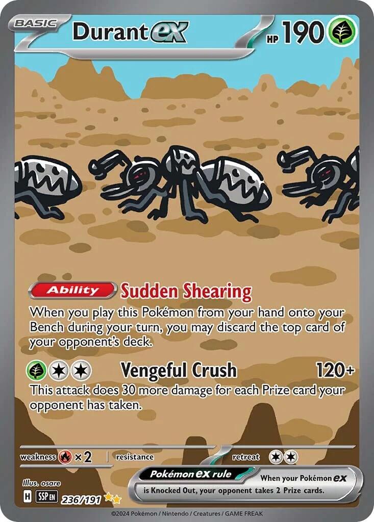 Durant ex (236/191) [Scarlet &amp; Violet: Surging Sparks] 