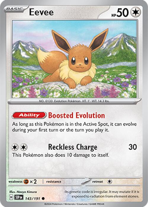 Eevee (143/191) [Scarlet &amp; Violet: Surging Sparks] 