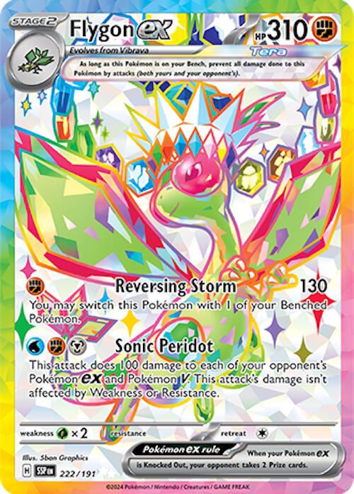 Flygon ex (222/191) [Scarlet &amp; Violet: Surging Sparks] 