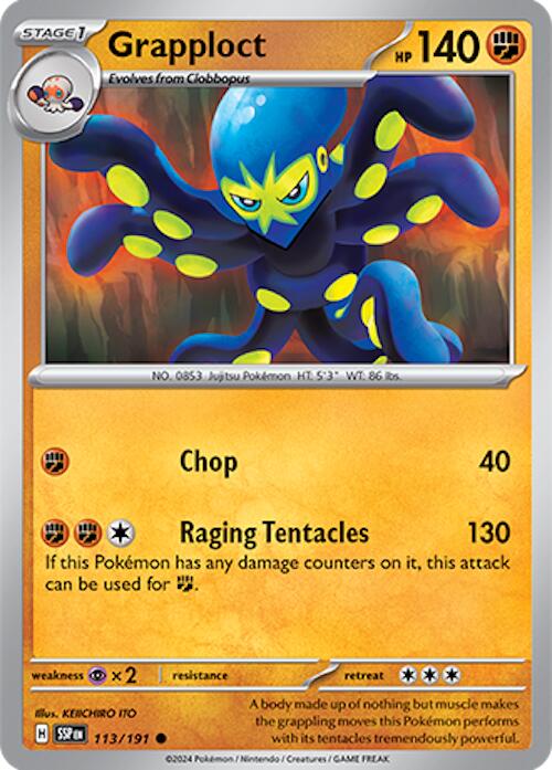 Grapploct (113/191) [Scarlet &amp; Violet: Surging Sparks] 